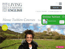 Tablet Screenshot of livingenglish.com